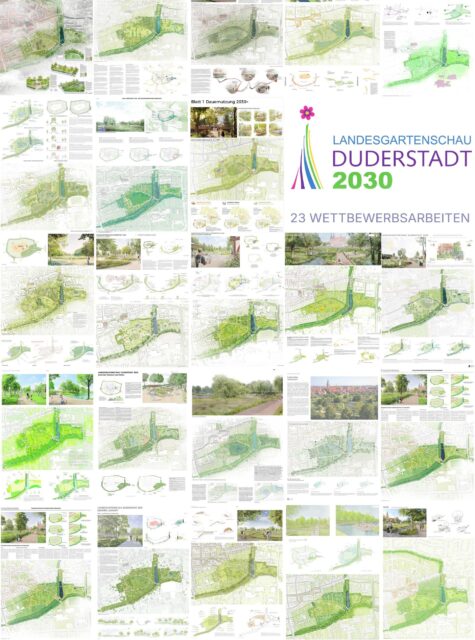 Der Planungswettbewerb für die Landesgartenschau 2030 in Duderstadt stößt auf riesiges Interesse. Bis zur Abgabefrist haben insgesamt 23 Planungsbüros ihre Arbeiten zum Wettbewerb eingereicht. Das sind deutlich mehr als erhofft! 😀
Wie geht es jetzt weiter?
Am 15. und 16. September kürt das Preisgericht die Gewinner. Danach werden die Pläne zeitnah öffentlich vorgestellt. 💡
Wir halten euch auf dem Laufenden!